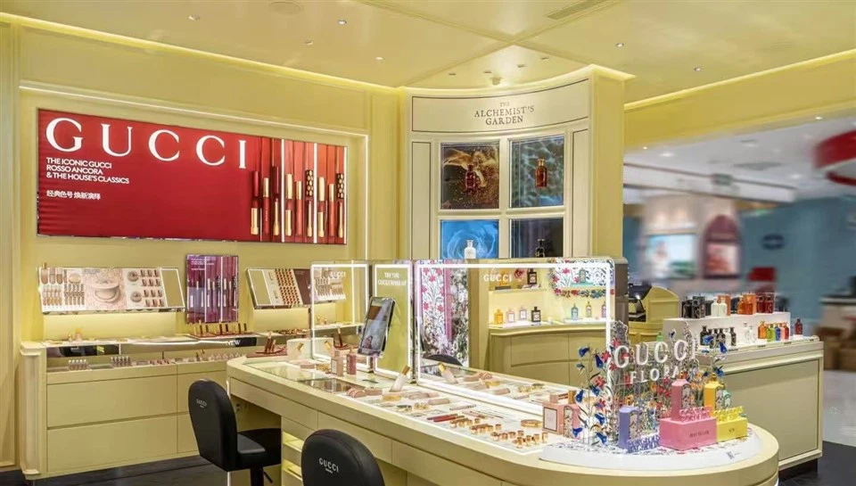 Perfume Shop Display Shelf