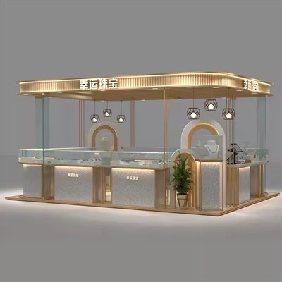 Vitrīna Lighting Jewelry Mall kiosks