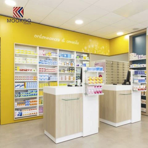 Pielāgots Farmacia veikala interjera dizains