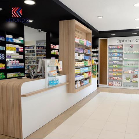 Aptieku interjera dizains